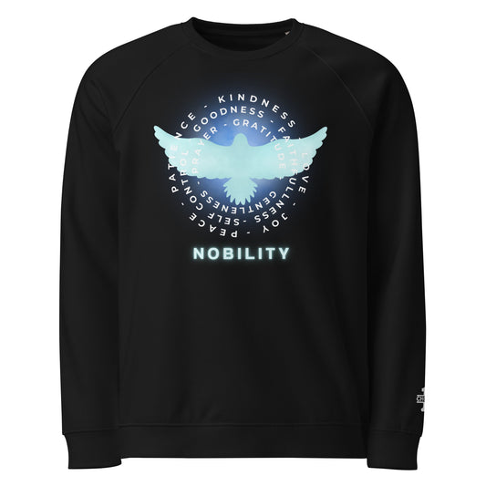 Blue Nobility Concept Organic Sweatshirt - Nubreed.love