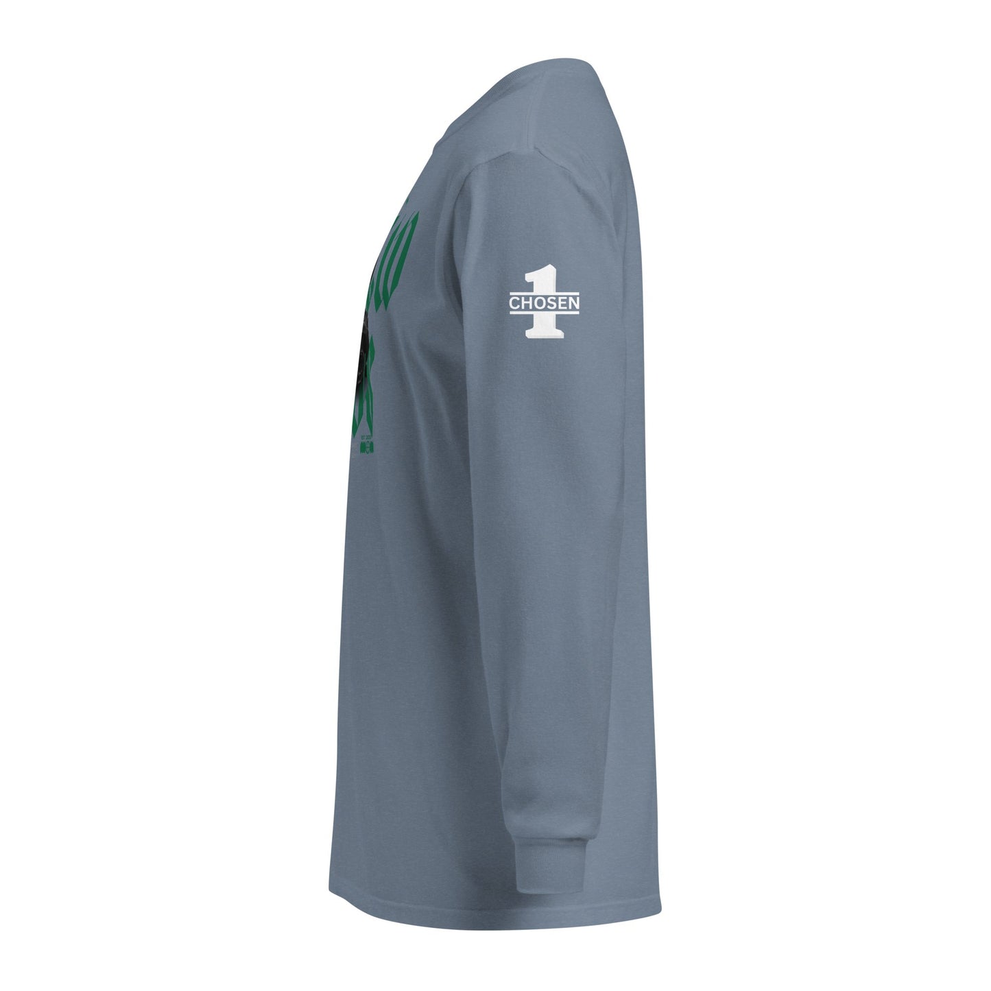 Green Hebrew Hero's Heavyweight Long Sleeve Shirt - Nubreed.love