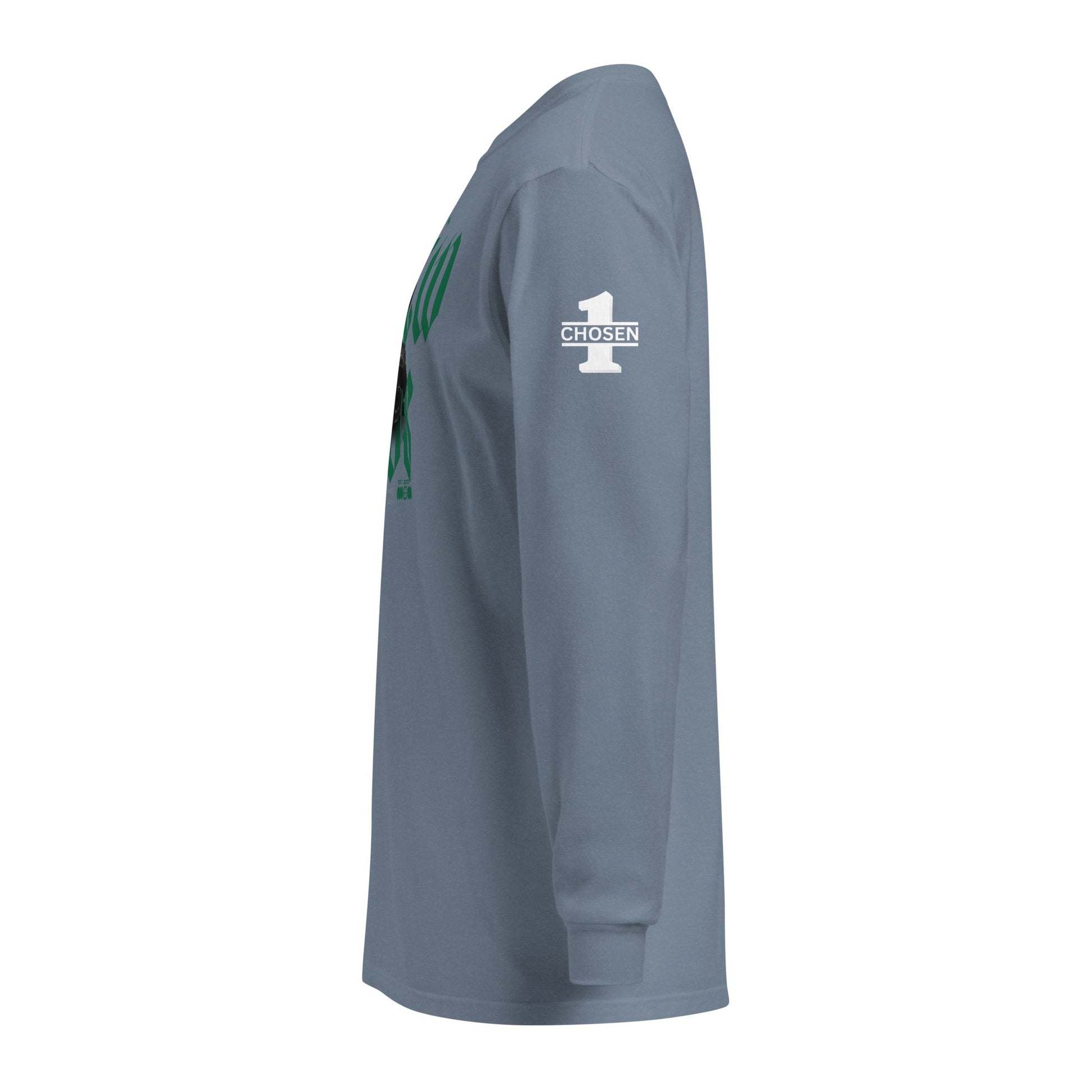 Green Hebrew Hero's Heavyweight Long Sleeve Shirt - Nubreed.love