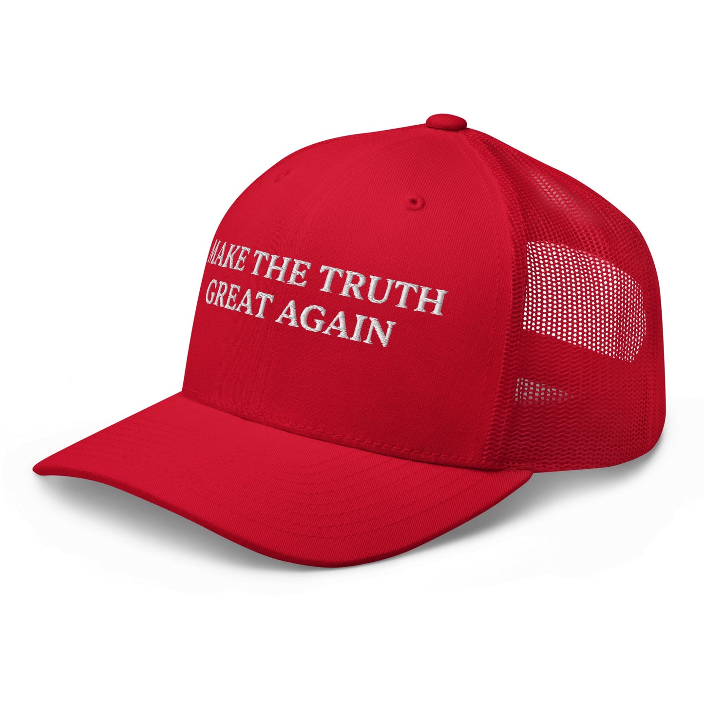 Make The Truth Great Again Red Trucker Cap - Nubreed.love