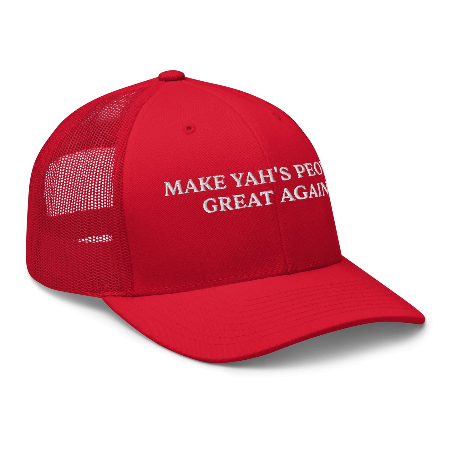 Make Yah's People Great Again Red Trucker Cap - Nubreed.love