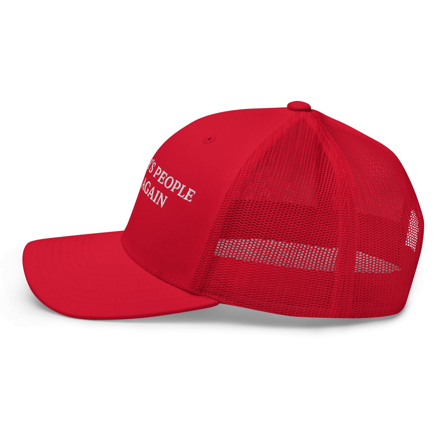 Make Yah's People Great Again Red Trucker Cap - Nubreed.love