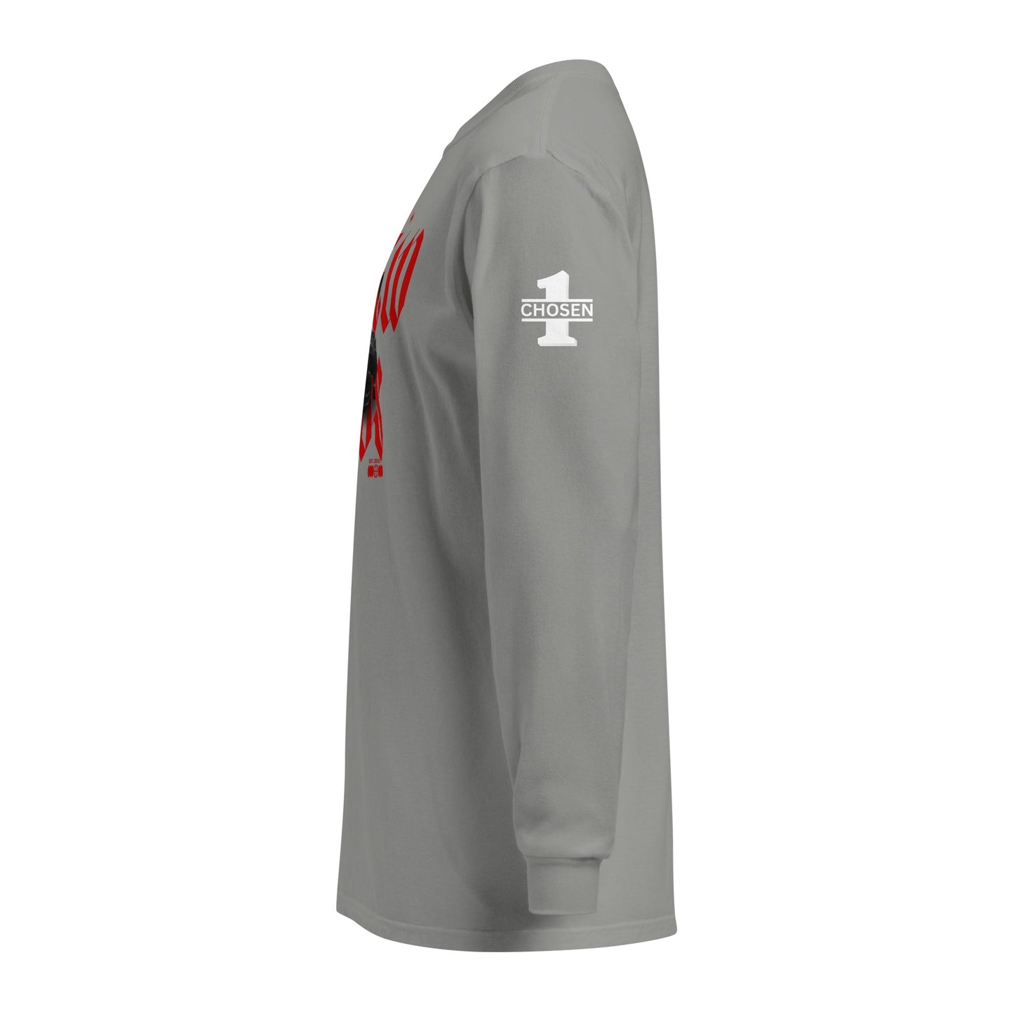 Red Hebrew Hero's Heavyweight Long Sleeve Shirt - Nubreed.love