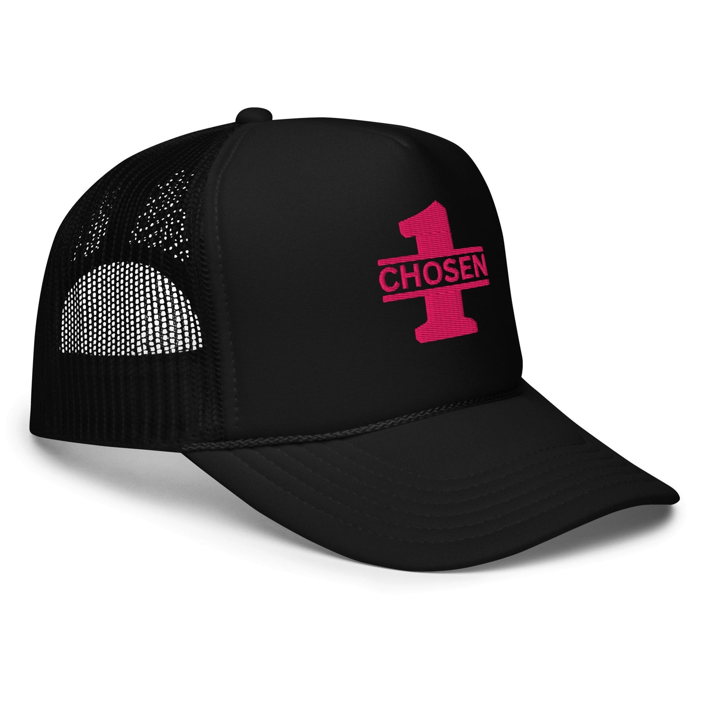 Women's Chosen 1 Pink Theme Trucker Hat - Nubreed.love