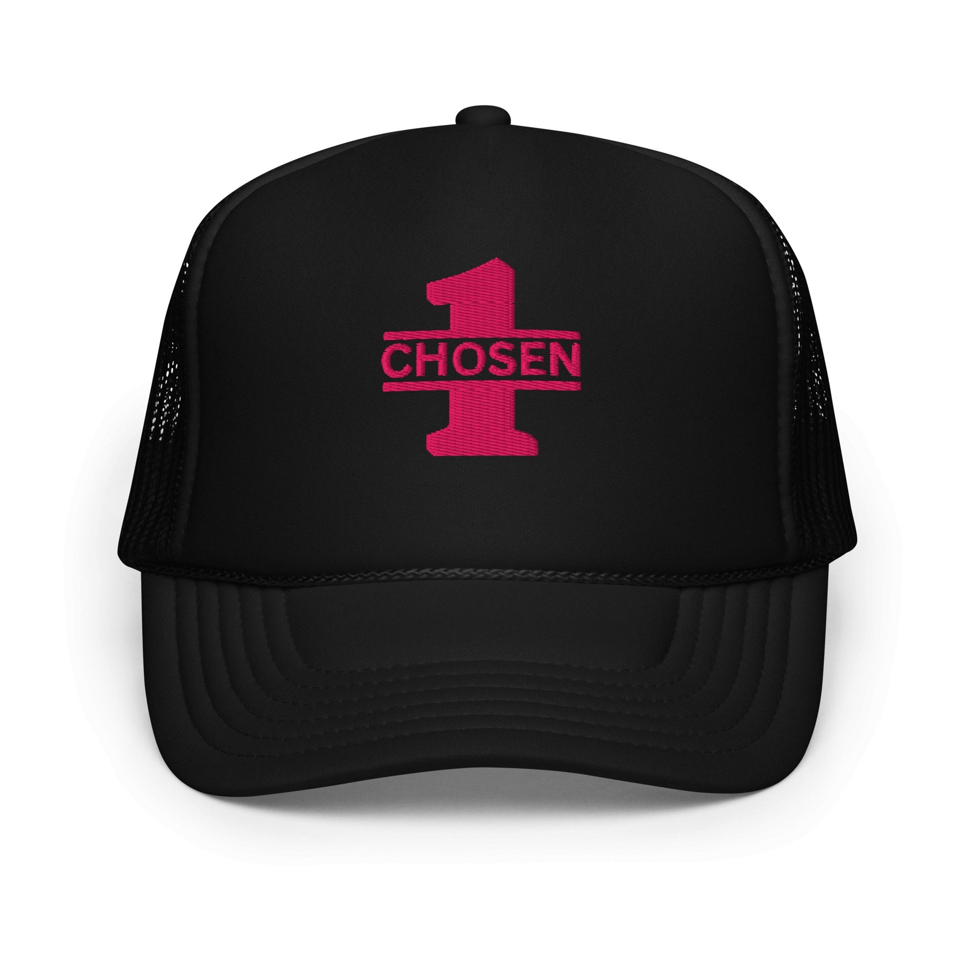 Women's Chosen 1 Pink Theme Trucker Hat - Nubreed.love