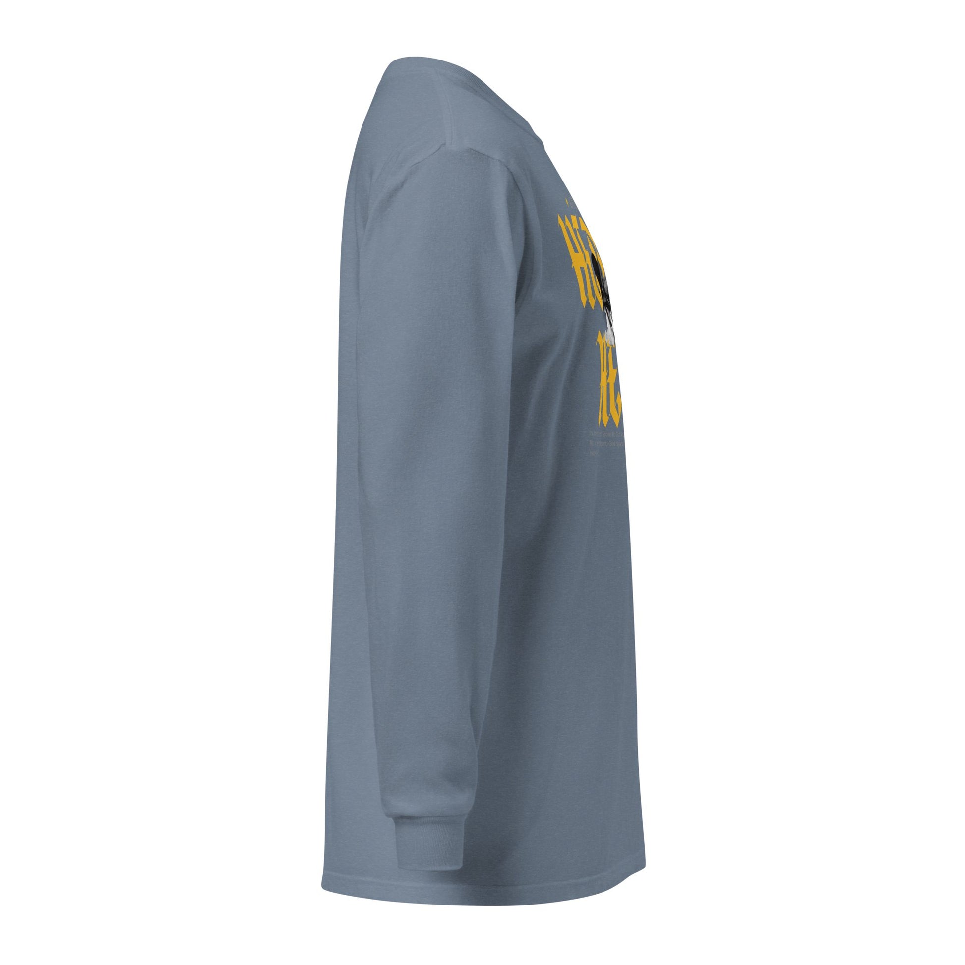 Yellow Hebrew Hero's Heavyweight Long Sleeve Shirt - Nubreed.love