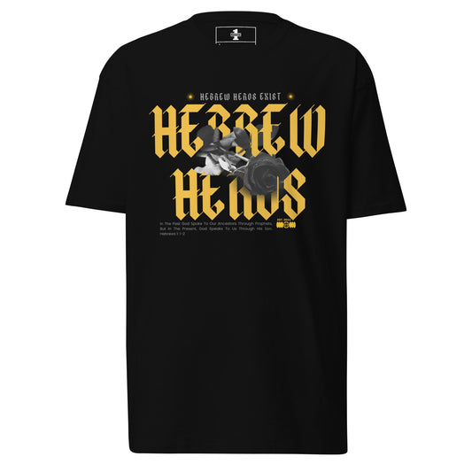 Yellow Hebrew Hero's Heavyweight Tee - Nubreed.love
