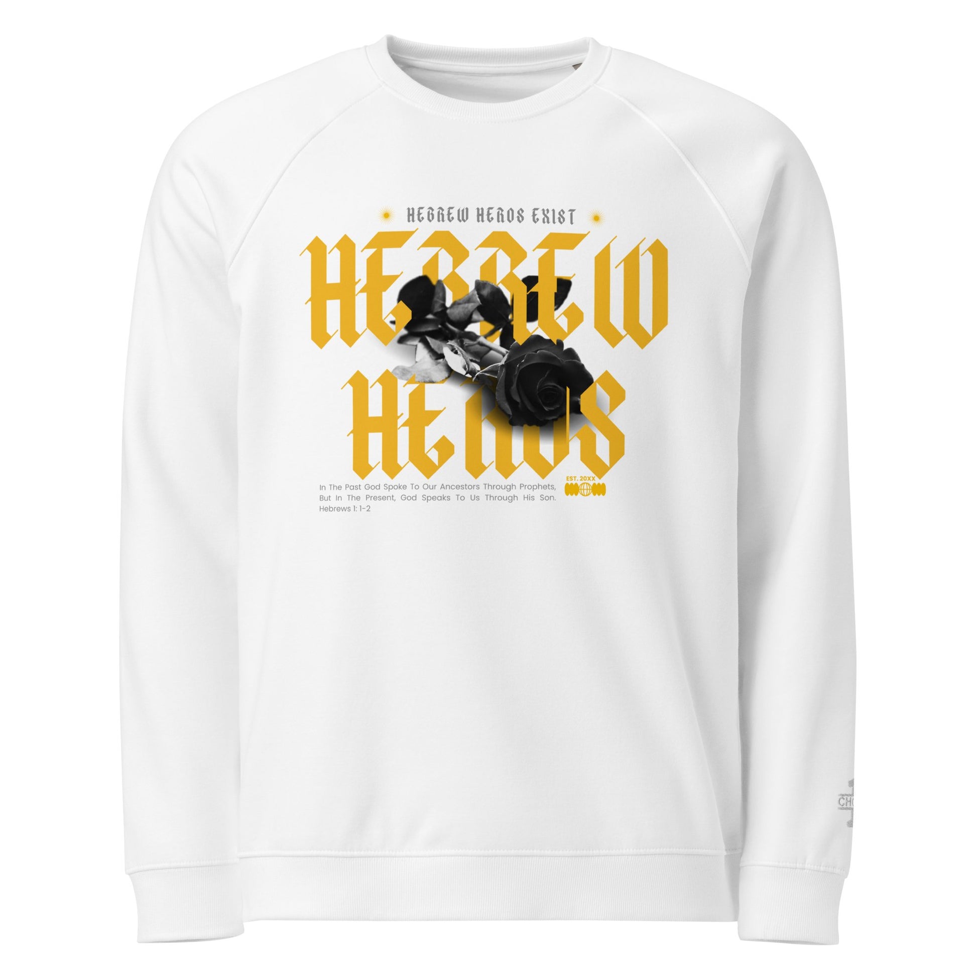 Yellow Hebrew Hero's Organic Sweatshirt - Nubreed.love
