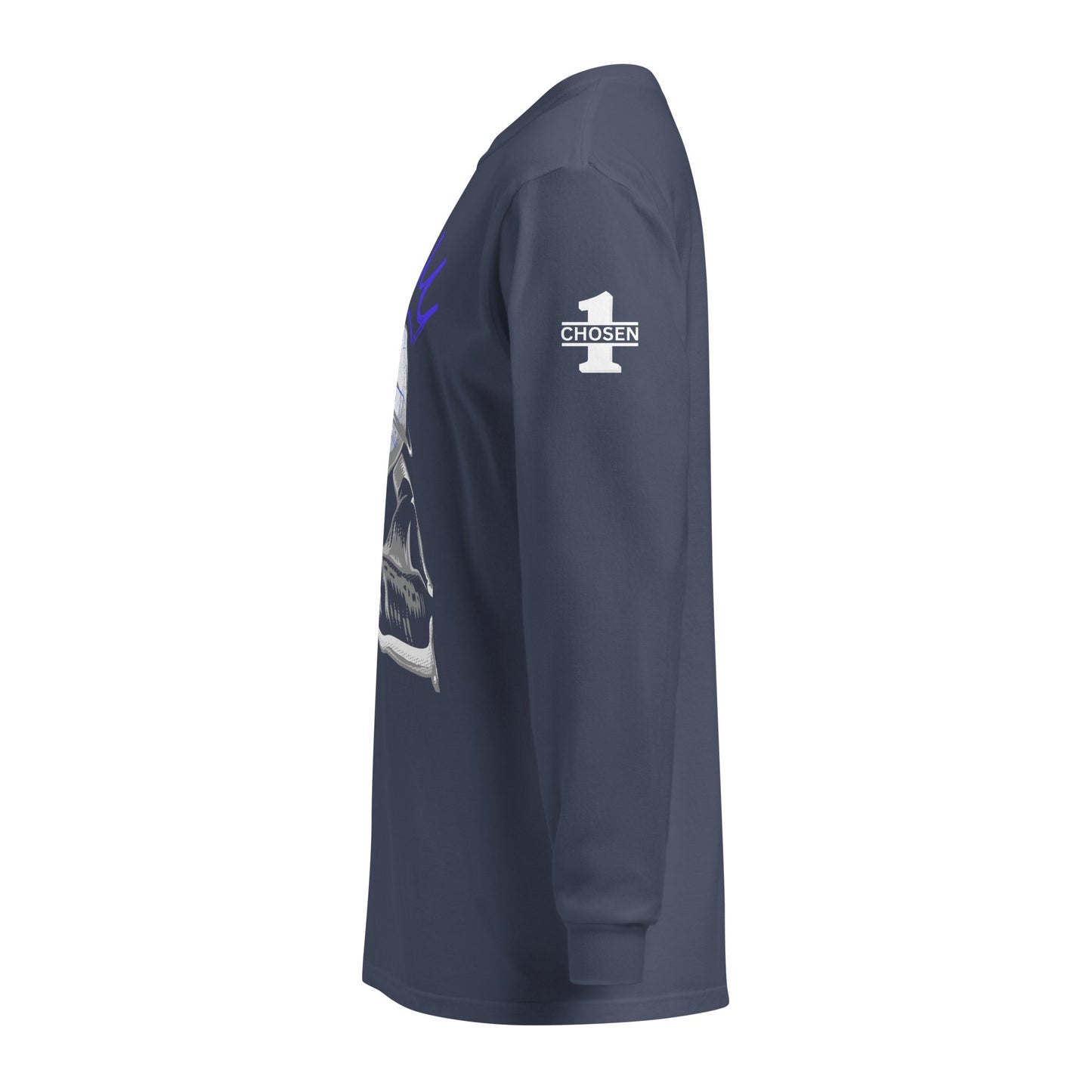 Blue Spiritual Voltage Heavyweight Long Sleeve - Nubreed.love