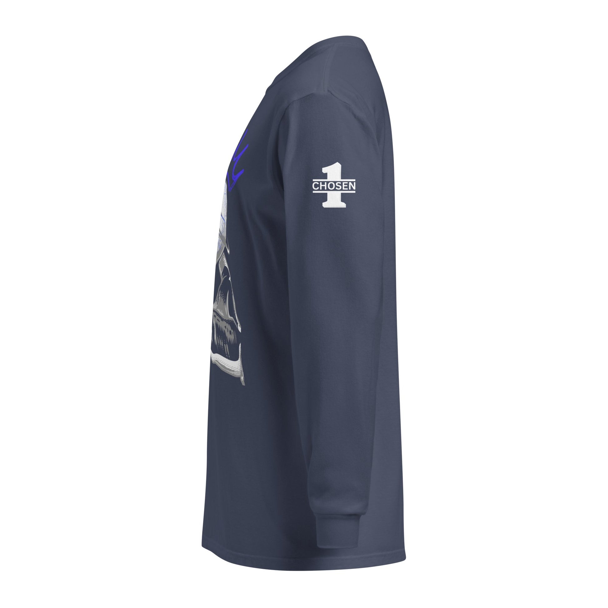 Blue Spiritual Voltage Heavyweight Long Sleeve - Nubreed.love
