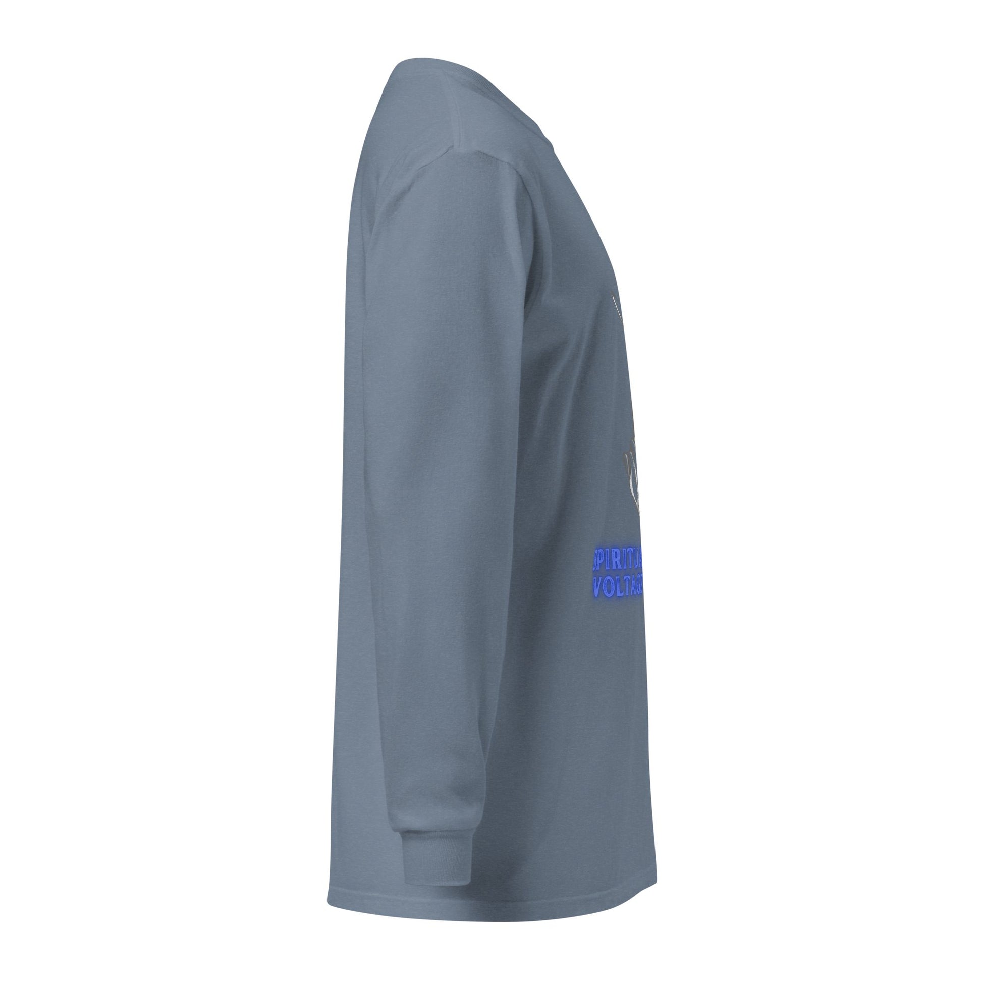 Blue Spiritual Voltage Heavyweight Long Sleeve - Nubreed.love