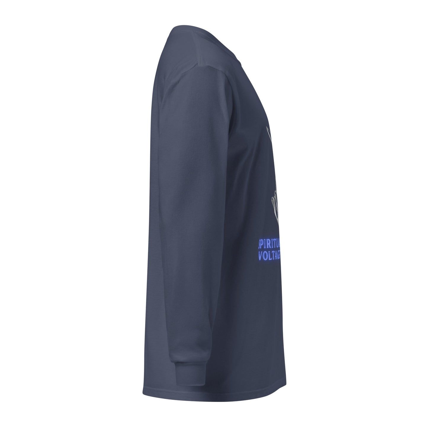 Blue Spiritual Voltage Heavyweight Long Sleeve - Nubreed.love