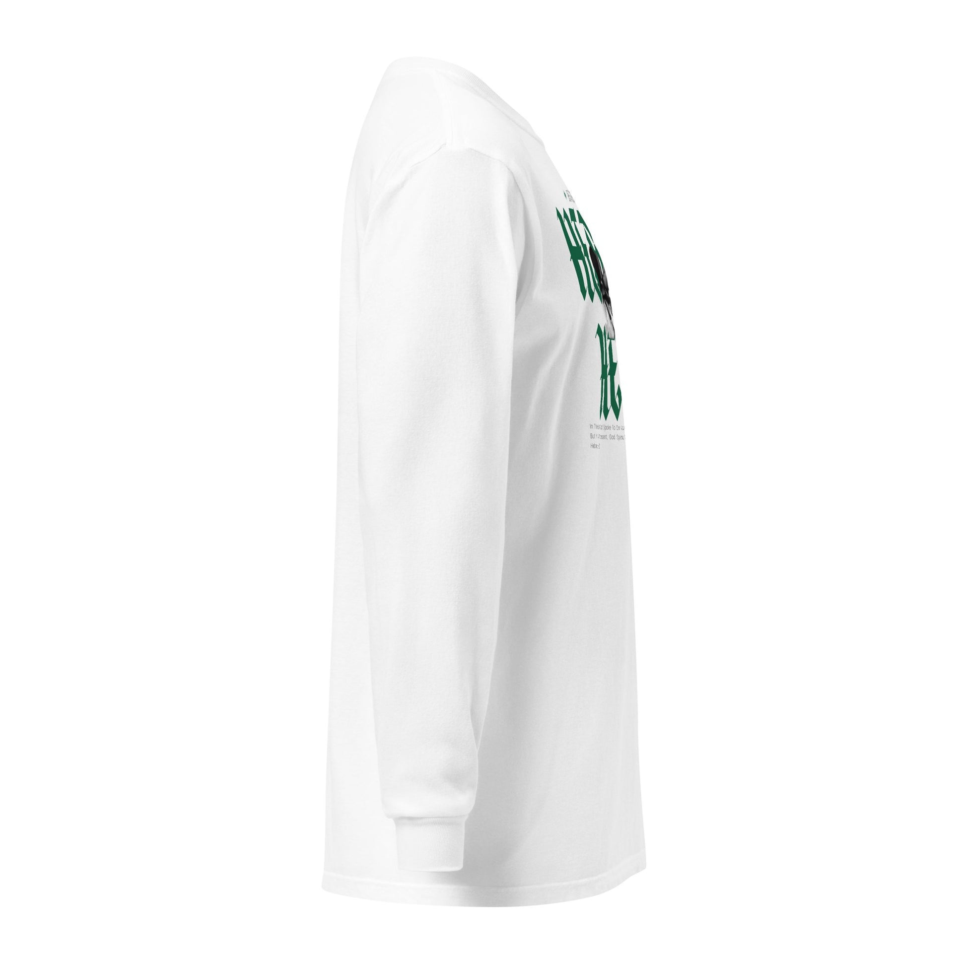 Green Hebrew Hero's Heavyweight Long Sleeve Shirt - Nubreed.love