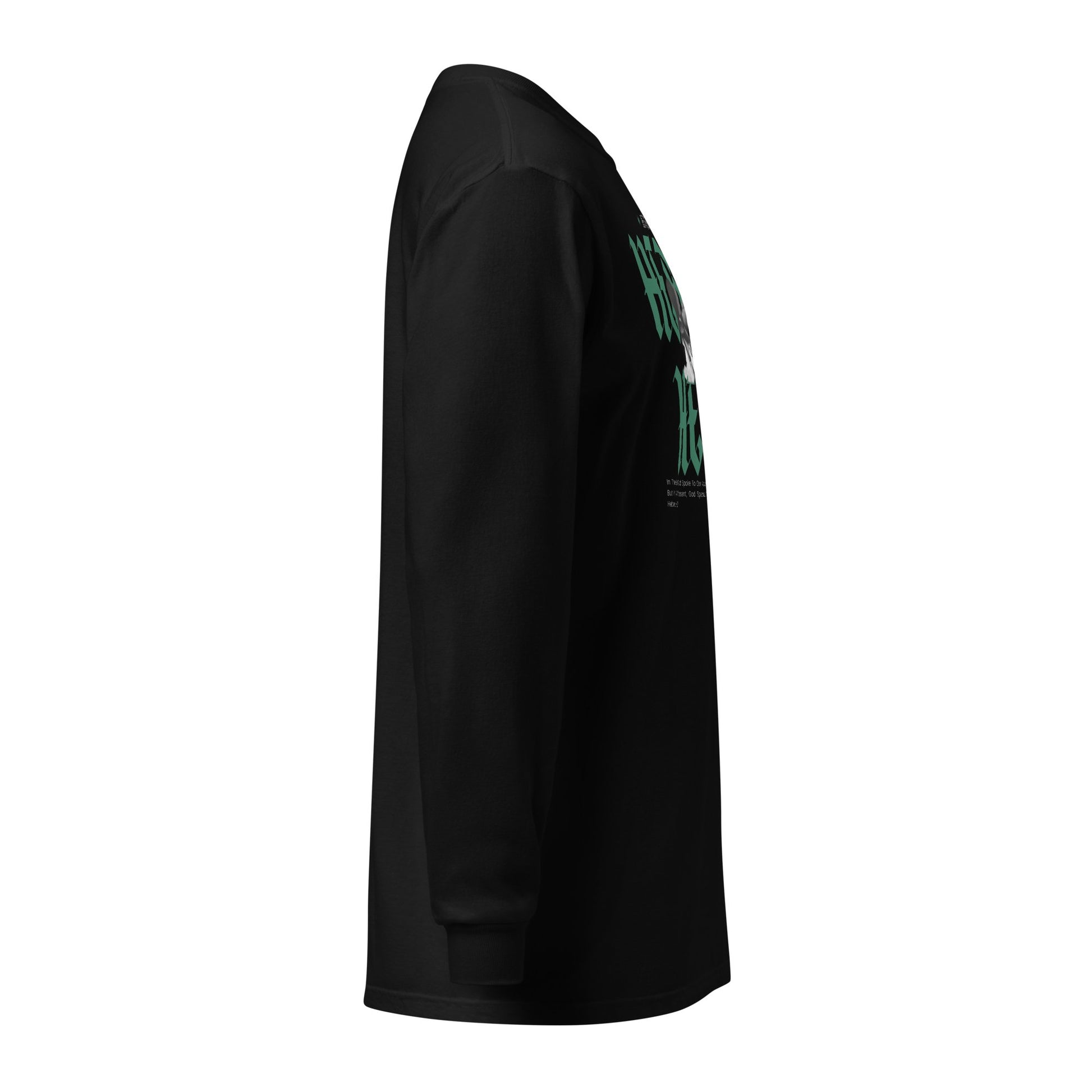 Green Hebrew Hero's Heavyweight Long Sleeve Shirt - Nubreed.love