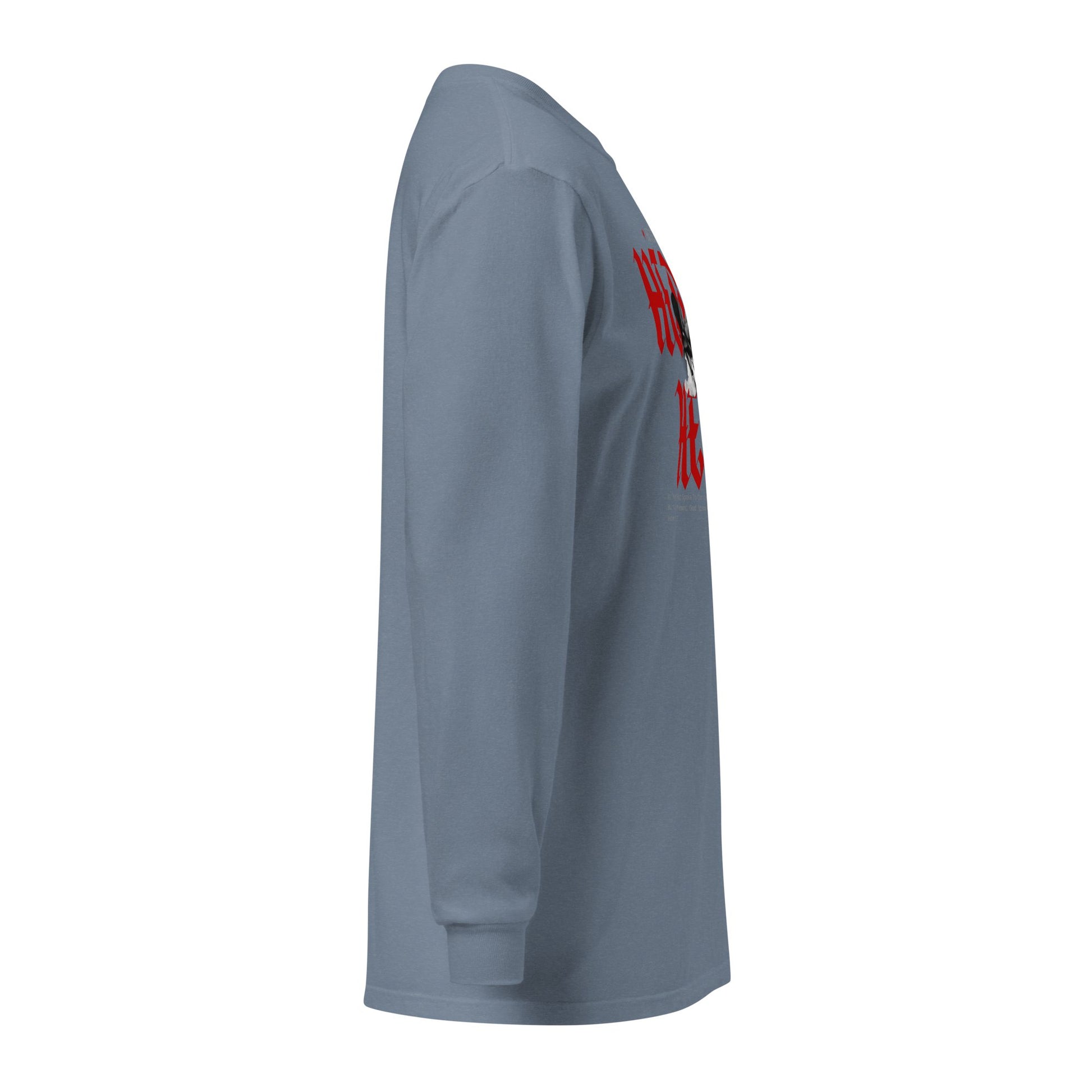 Red Hebrew Hero's Heavyweight Long Sleeve Shirt - Nubreed.love