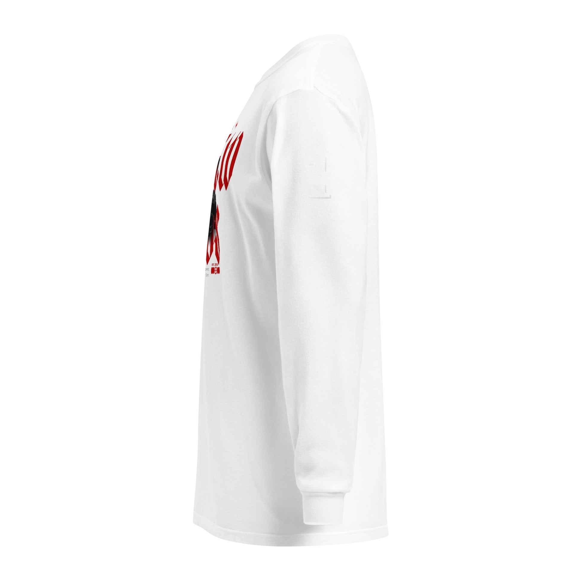 Red Hebrew Hero's Heavyweight Long Sleeve Shirt - Nubreed.love