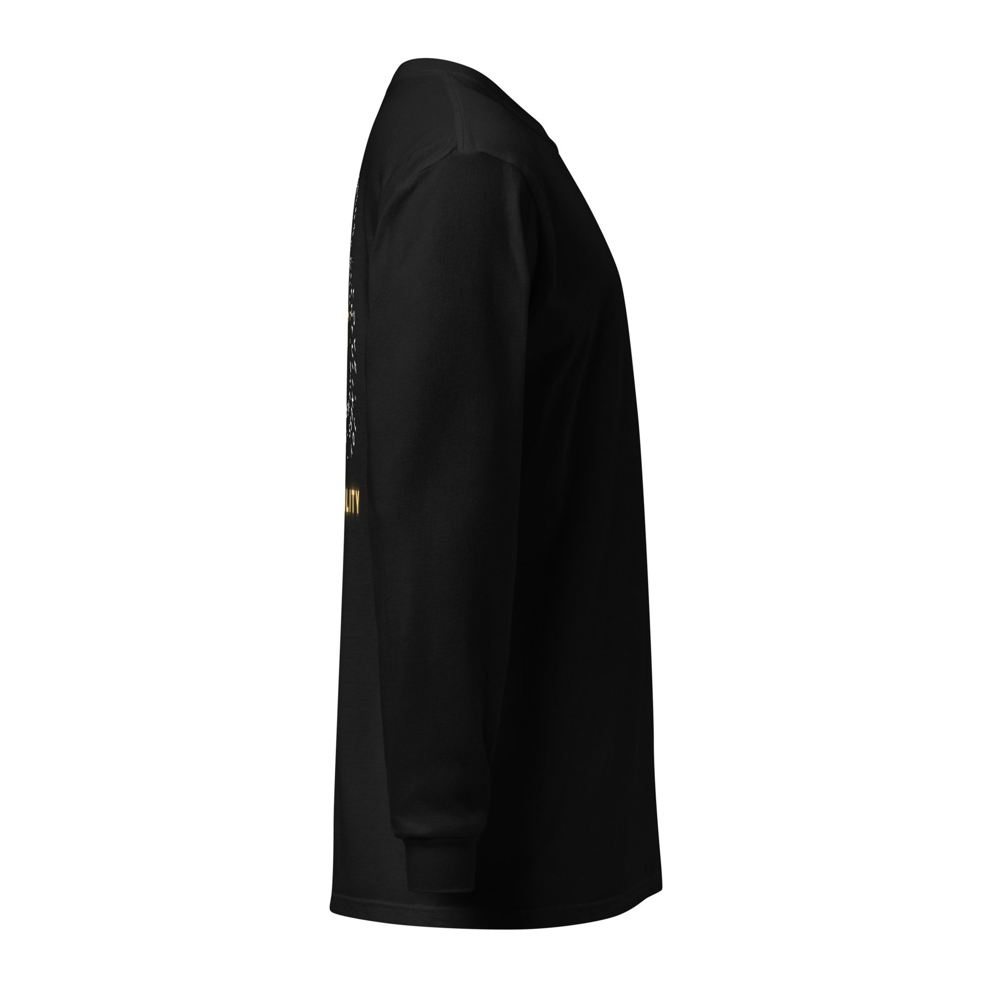 Yellow Nobility Concept Heavyweight Long Sleeve Shirt - Nubreed.love